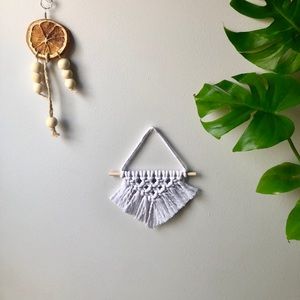 Boho Mini Macrame Wall Hanging